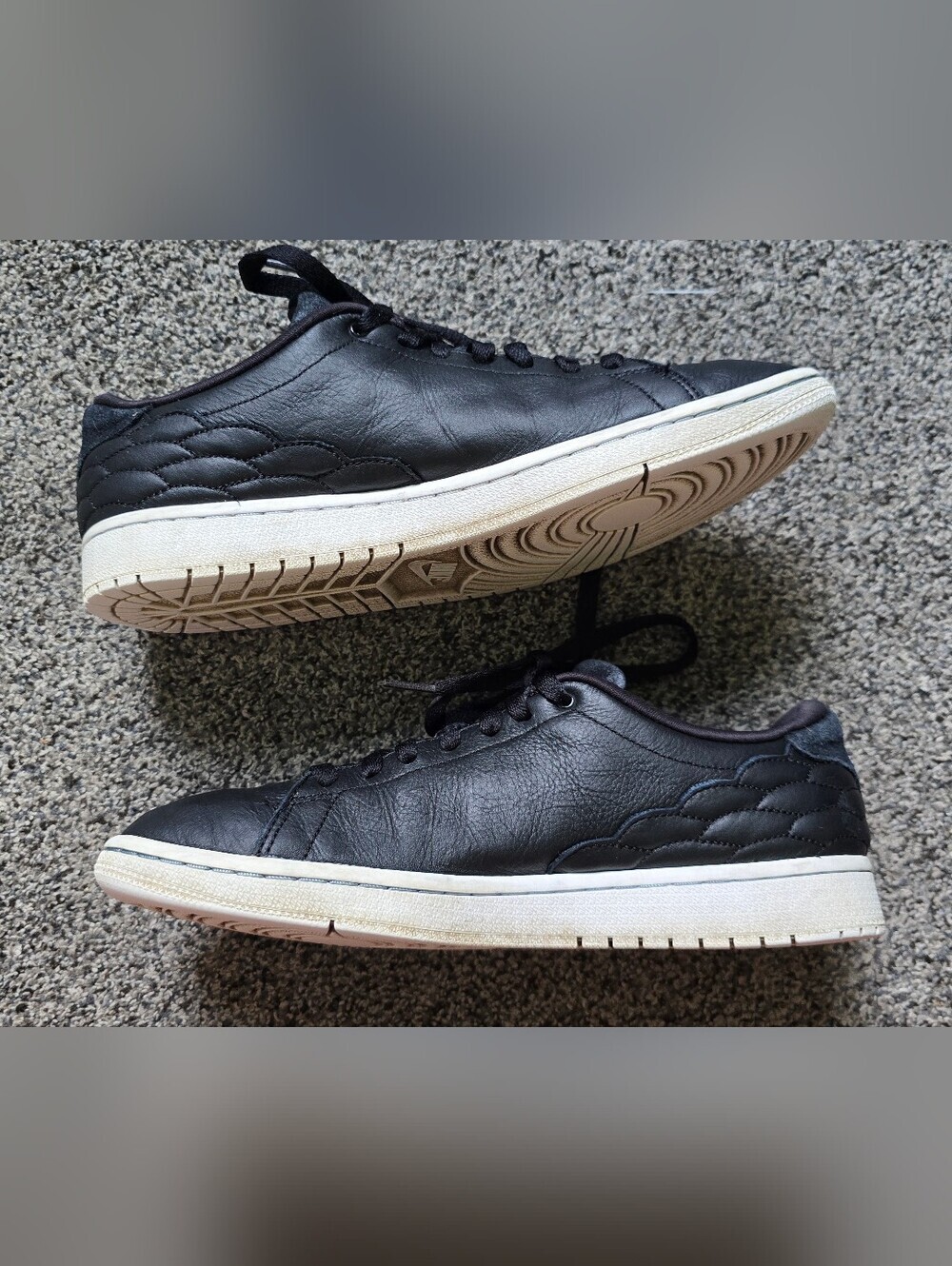 Air Jordan 1 Centre Court "Cyber Monday" Low Top Leather Sneakers Mens Sz 9.5 - Picture 4 of 11